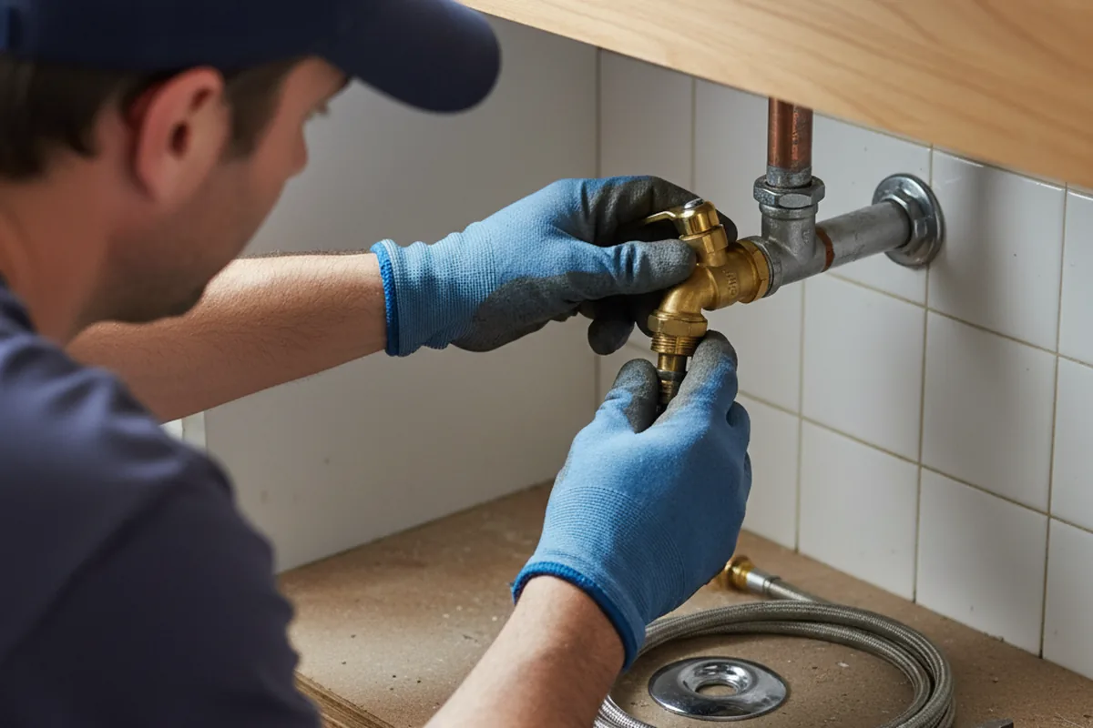 Shutoff valve and fitting work during Faucet and Fixture Repair in El Sobrante